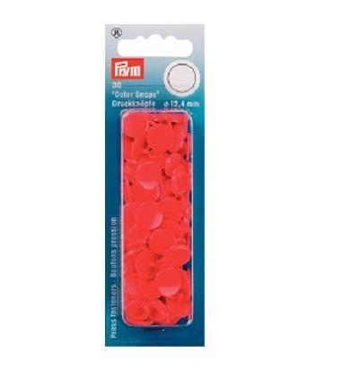 NON-SEW SNAPS 12.4MM LIGHT RED 393101