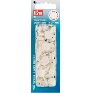 NON-SEW SNAPS 12.4MM WHITE 393103