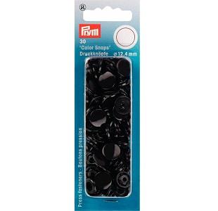 NON-SEW SNAPS 12.4MM BLACK 393105