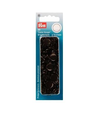 NON-SEW SNAPS 12.4MM DARK BROWN 393106