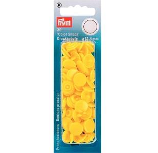 NON-SEW SNAPS 12.4MM LIGHT YELLOW 393107