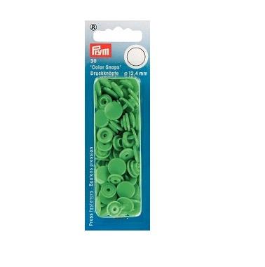 NON-SEW SNAPS 12.4MM LIGHT GREEN 393114