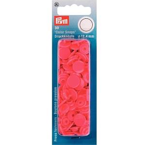 NON-SEW SNAPS 12.4MM RASPBERRY PINK 393133