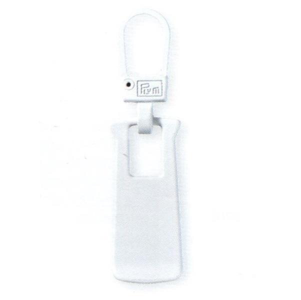 FASHION ZIP PULLER METAL WHITE 482201