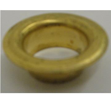 EYELETS BRASS 6 B  13.5MM GOLD COL MATT 541176