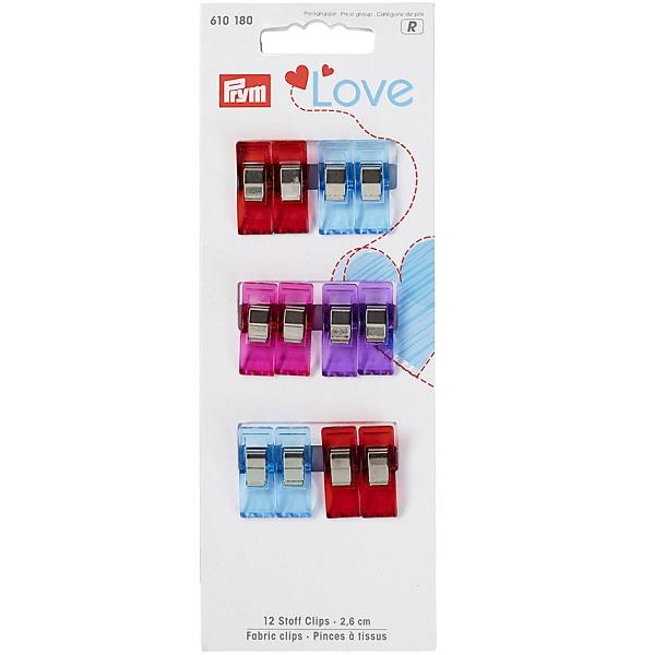 PRYM LOVE FABRIC CLIPS 2,6CM 610180