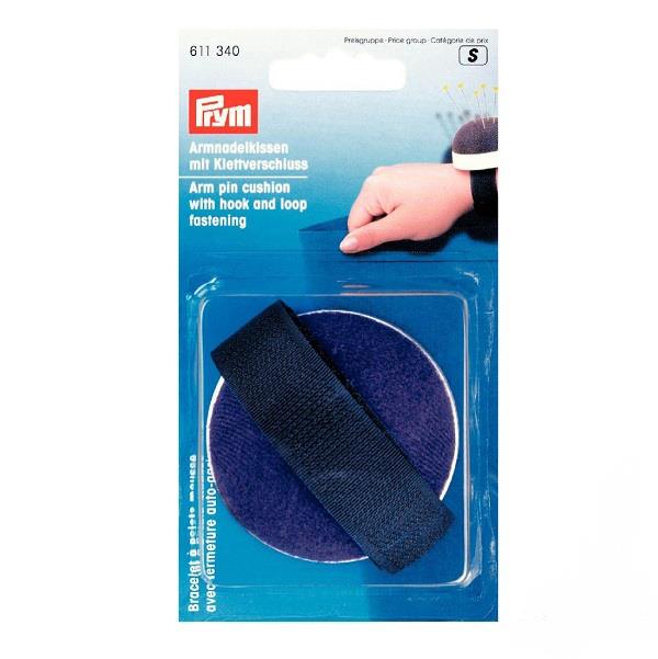 ARM PIN CUSHION WITH HOOK & LOOP STRAP BLU 611340