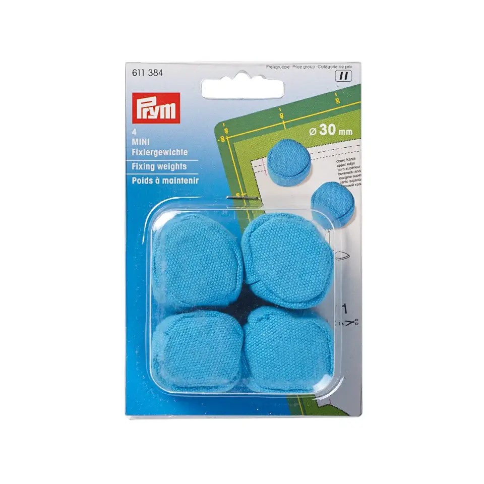 FIXING WEIGHTS MINI 30MM BLUE 611384