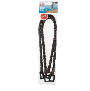 BAG HANDLES 2 PC DARK BROWN 615163