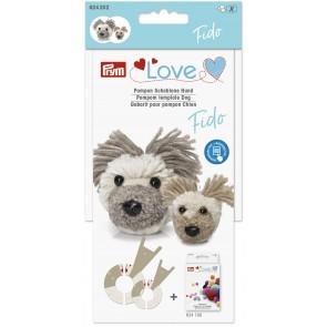 PRYM LOVE POMPOM TEMPLATE DOG FIDO 624202