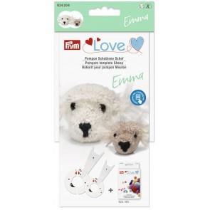 PRYM LOVE POMPOM TEMPLATE SHEEP EMMA 624204