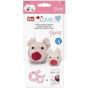 PRYM LOVE POMPOM TEMPLATE PIG PERCY 624205