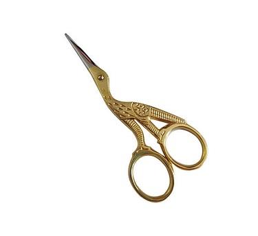 029G Gilt Stork Scissors SCM029