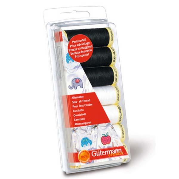 THREAD SET SEW ALL BLACK & WHITE