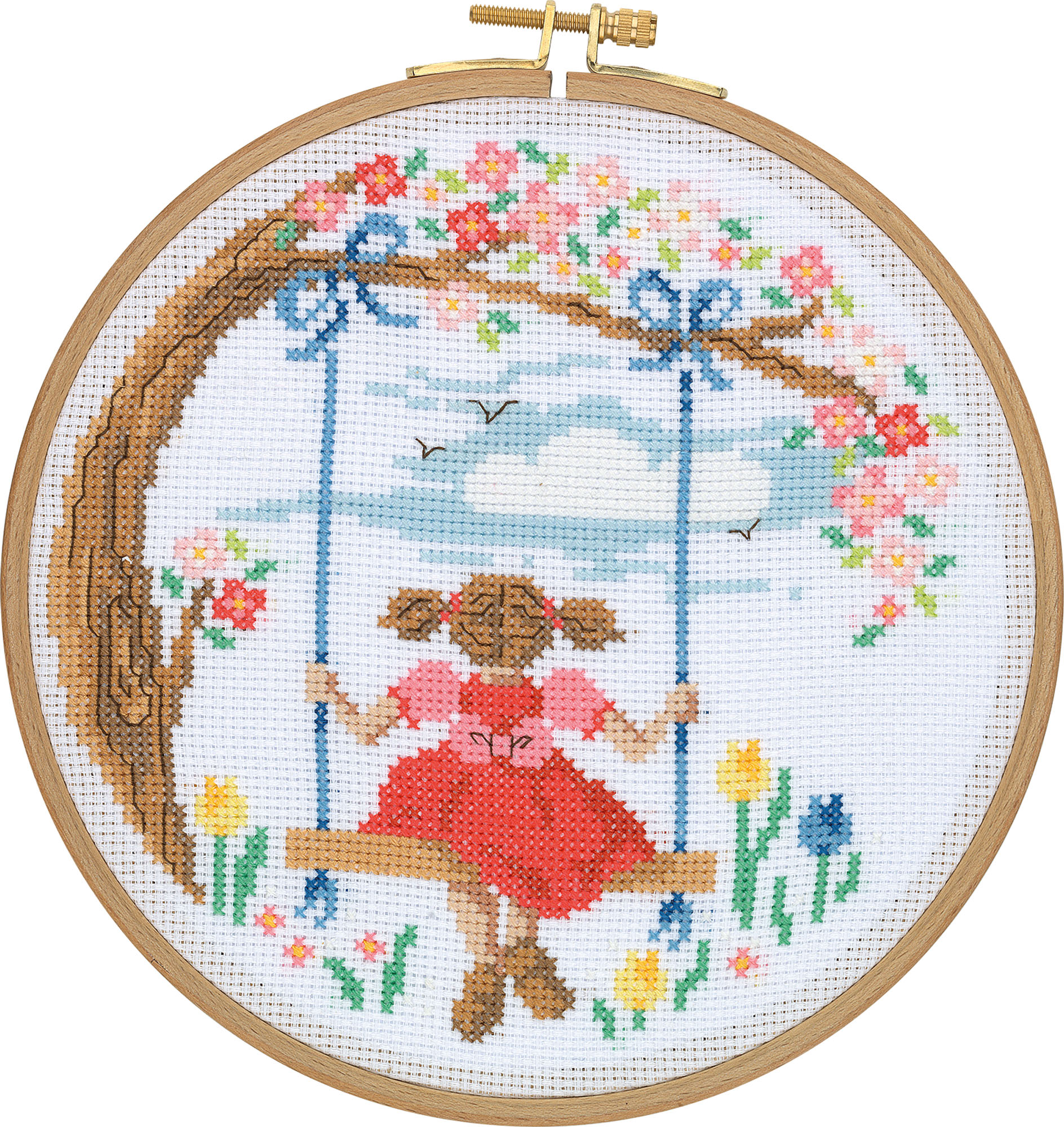 HOOP CROSS STITCH SUMMERS DAY (CCS08)