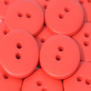 S ROUND 2 HOLE 15MM RED (24) 189021