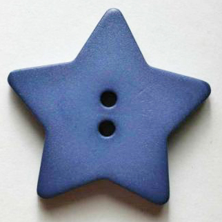 S STAR Q&P 2 HOLE 15MM BLUE (24) 189035