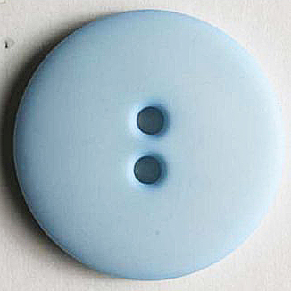 ROUND PLAIN 2 HOLE 18MM BLUE (30) 191012