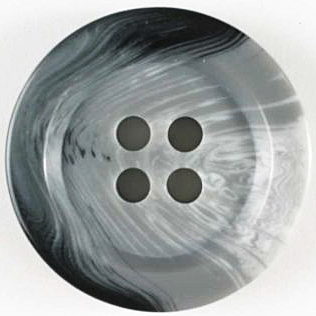 S ROUND SUIT 4 HOLE 15MM GREY (30) 200245