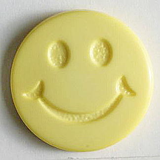 SMILEY FACE 15MM YELLOW (20) 201374