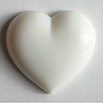 HEART 14MM WHITE (40) 210726
