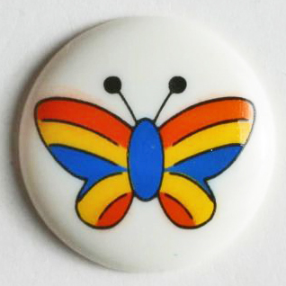 S BUTTERFLY 15MM WHITE (20) 211570