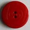S ROUND FANCY 2 HOLE 19MM RED (20) 221122