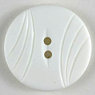 S ENGRAVED ARCHES 2 HOLE 18MM WHITE (30) 240726