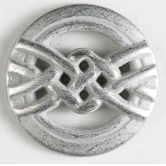 S CELTIC KNOT 15MM DULL SILVER (20) 240988