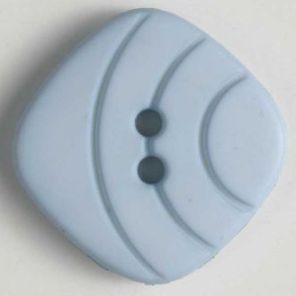 S SQUARE 2 HOLE 18MM BLUE (20) 243407