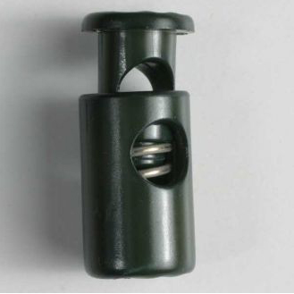 S CORD STOPPER/SPRING 23MM D GREEN (20) 260610