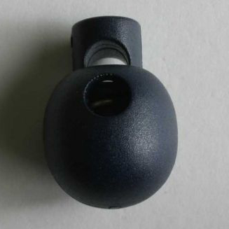 S BEAD SHAPED CORD STOPPER 18MM BLUE (20) 260982
