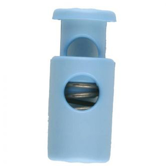 S CORD STOPPER WITH SPRING 23MM BLUE (20) 261254