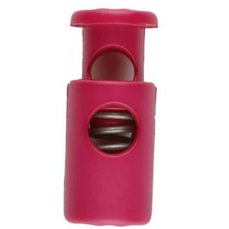 S CORD STOPPER WITH SPRING 23MM PINK (20) 261258