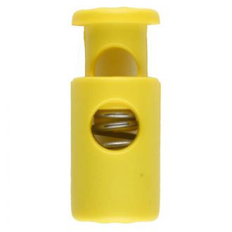 S CORD STOPPER WITH SPRING 23MM YEL (20) 261259