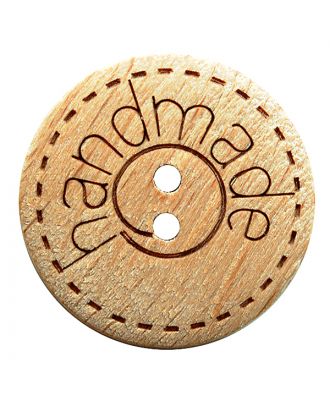 S ROUND WITH LETTERING 2H 15MM BROWN (12) 261405