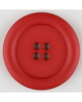 D ROUND WIDE EDGE 4 HOLE 20MM RED (12) 265728