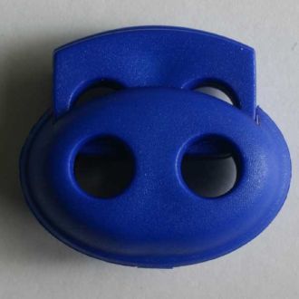 OVAL CORD STOPPER 23MM BLUE (20) 280801