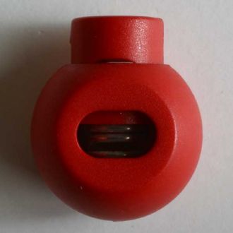 S ROUND CORD STOPPERS 20MM RED (20) 280810