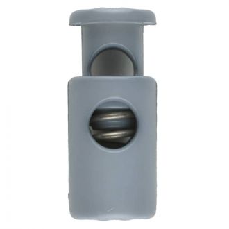 S CORD STOPPER WITH SPRING 28MM GREY (20) 281071