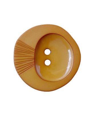 S 2H ROUND DIPPED CENTRE 18MM MUSTARD (12) 314014