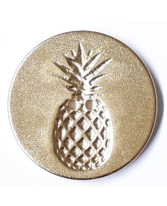 S PINEAPPLE 2 HOLES 23MM GOLD (12) 320661