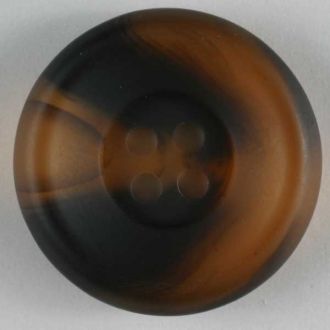 S MARBLE EFFECT 4 HOLE 28MM BROWN (12) 330348