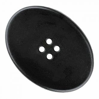 OVAL WITH 4 HOLE23MM BLACK (12) 331209
