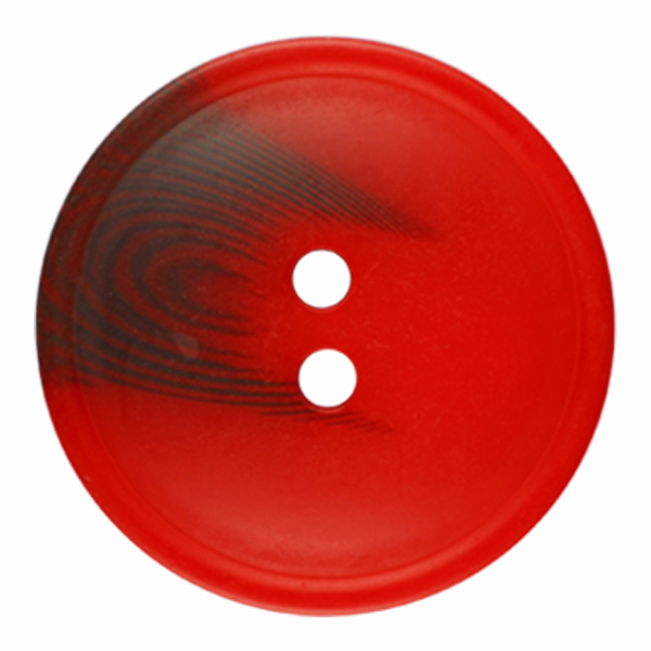 D ROUND 2 HOLED 20MM RED (12) 336809