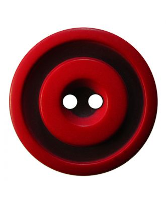 S ROUND 2-TONE 2 HOLES 20MM RED (12) 337810