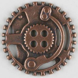 S STEAMPUNK 4 HOLES 30MM COPPER (12) 370774
