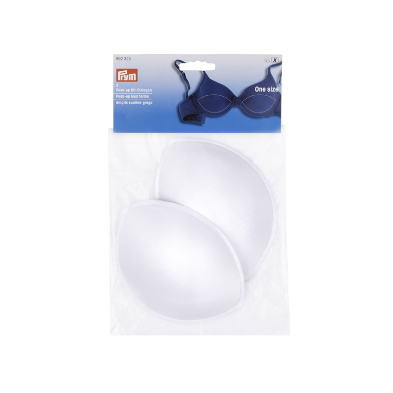 PUSH-UP BUST FORMS ONE SIZE WHITE 992325