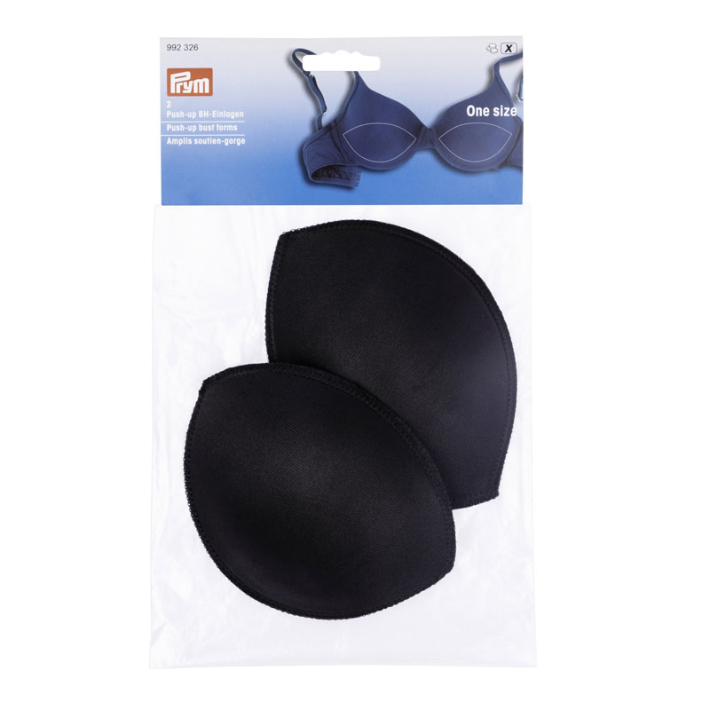 PUSH-UP BUST FORMS ONE SIZE BLACK 992326
