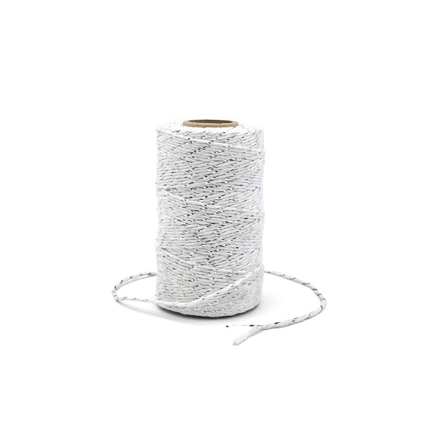 METALLIC COTTON BAKERS TWINE 20M GOLD/SILVER